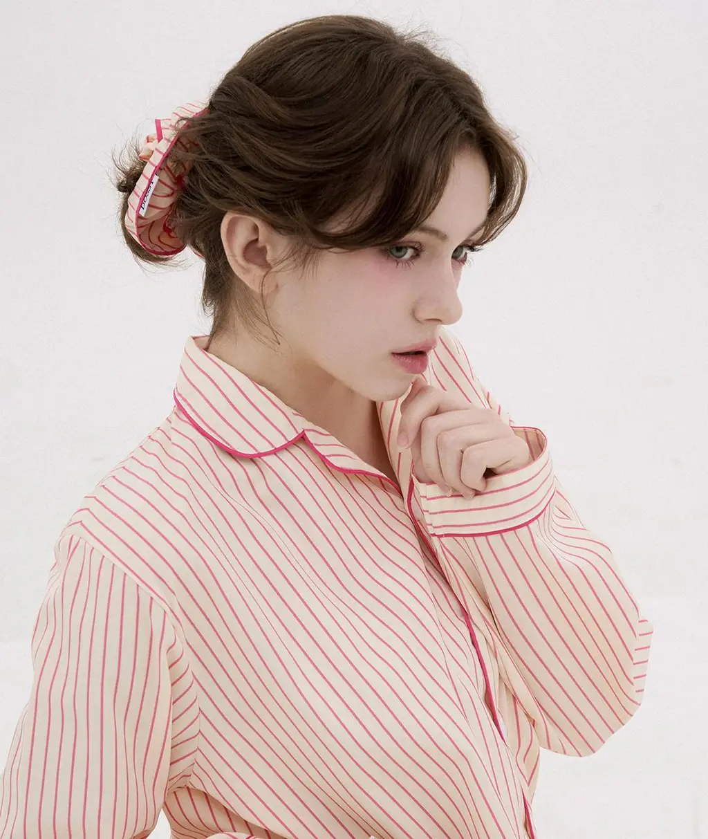 [해원 PICK] 도씨 실크핏 러브썸 긴팔 커플 잠옷 세트 상세페이지 22